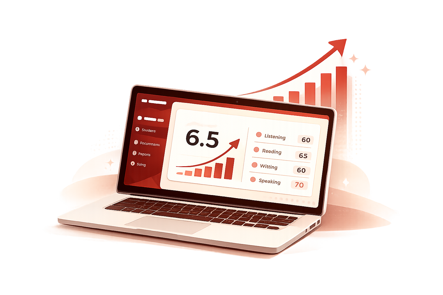 IELTS Kishoreganj LMS dashboard
